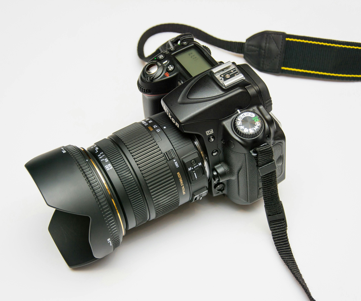 A professional camera.