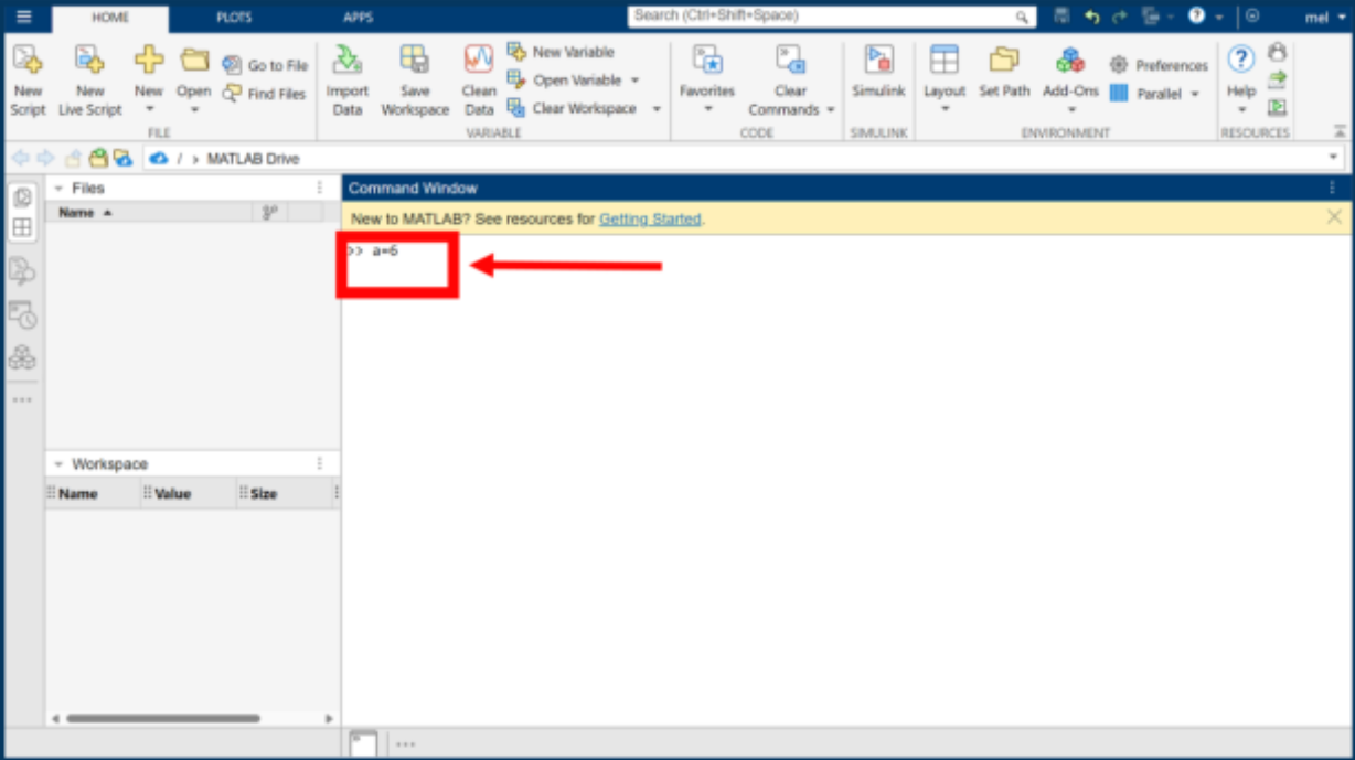 How to assign and create variables – Tech Tangerine Guide – Matlab