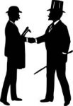 Two men shaking hands