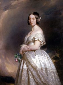 A portrait of Queen Victoria