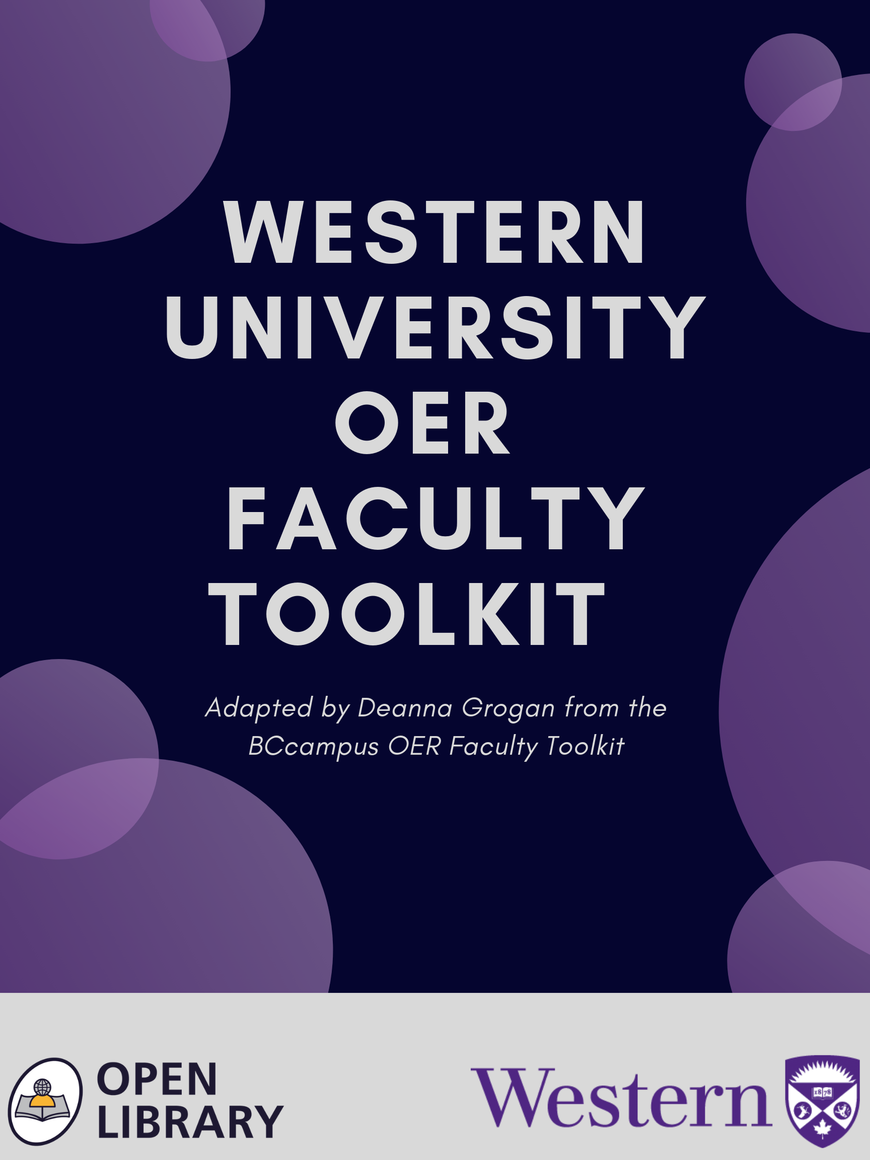 Cover image for Western University OER Faculty Toolkit