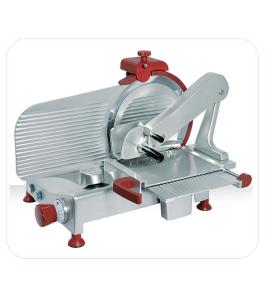 A slicer with a large circular blad