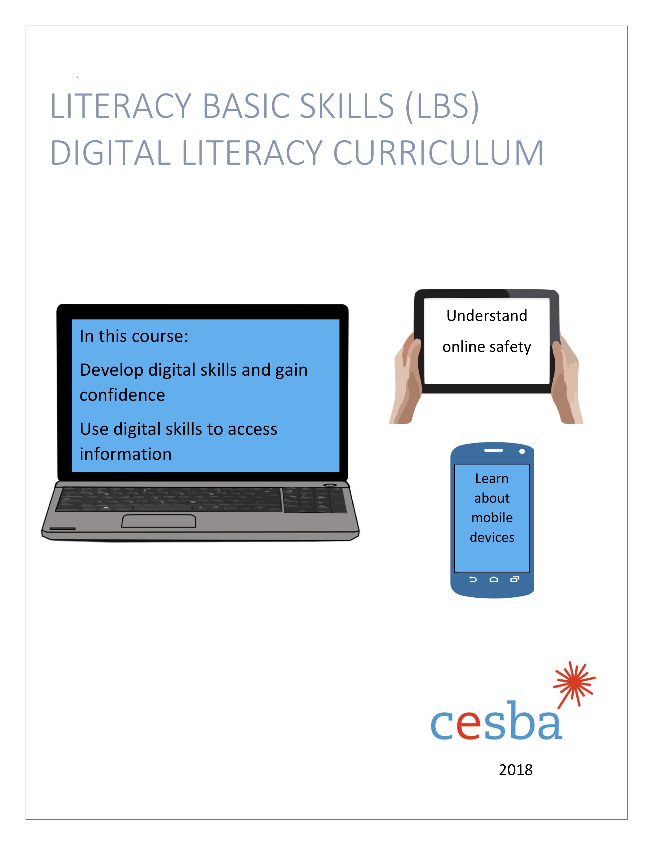 Cover image for CESBA Digital Literacy Curriculum