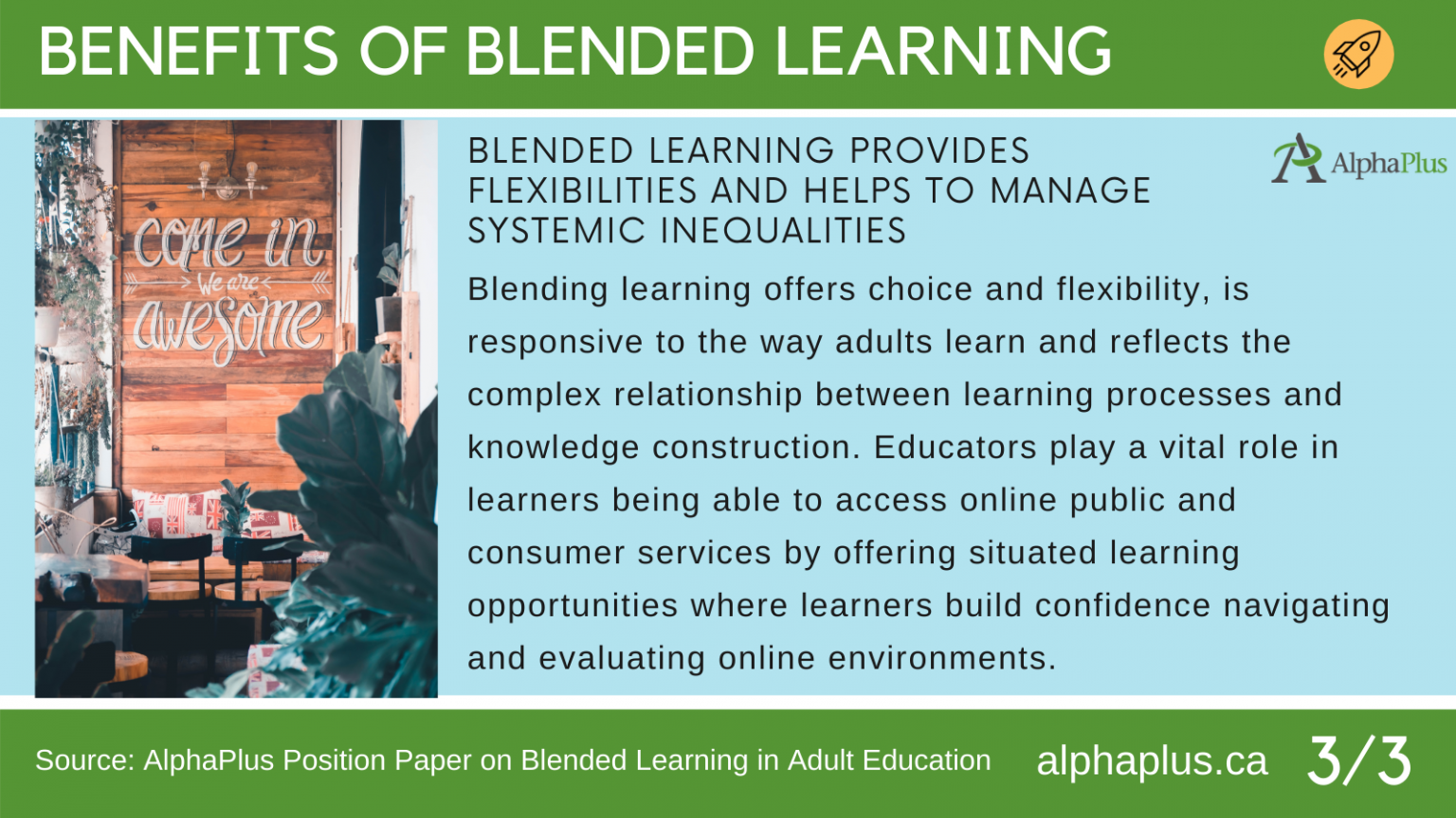 Graphics Benefits Position Paper On Blended Learning In Adult Education