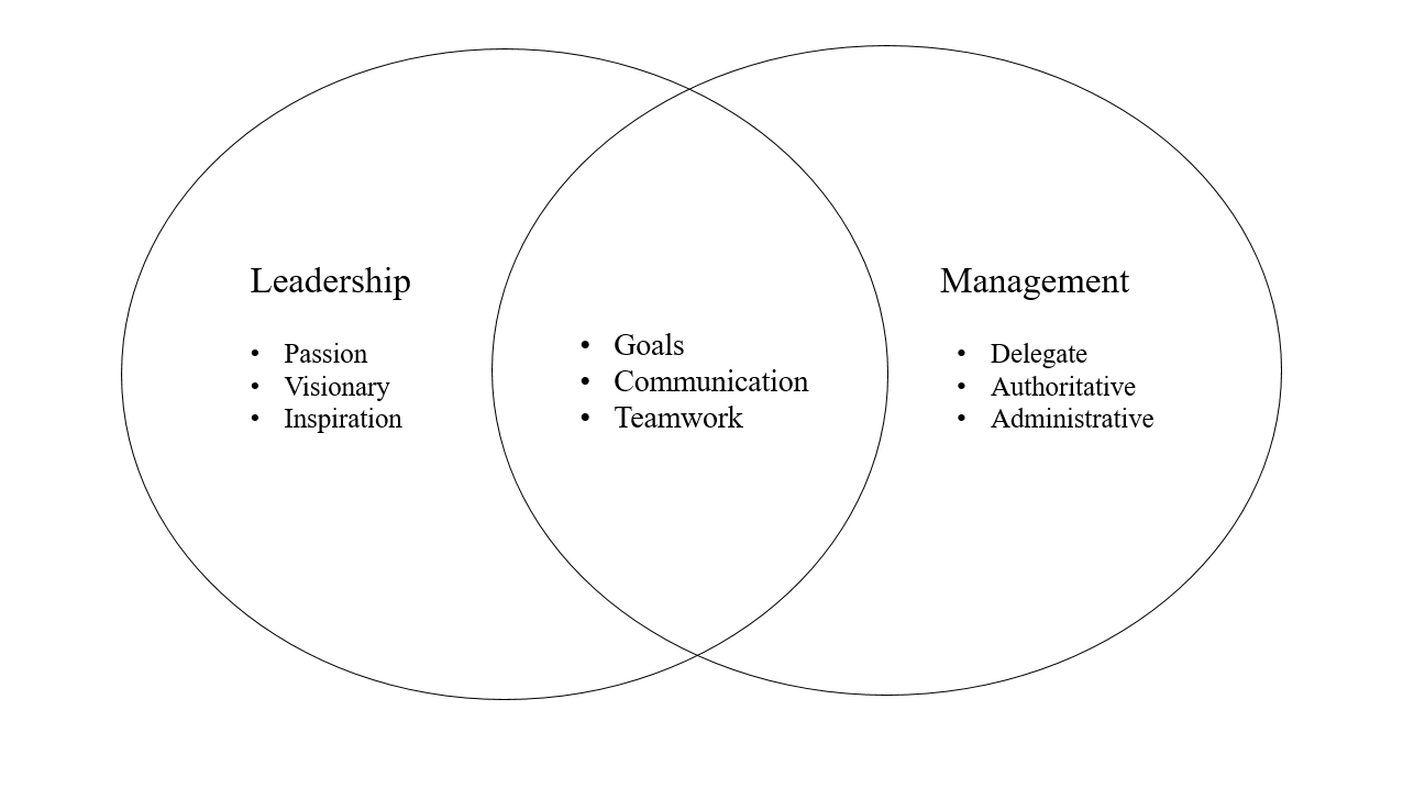 Separate and Similar Descriptors of Leadership and Management
