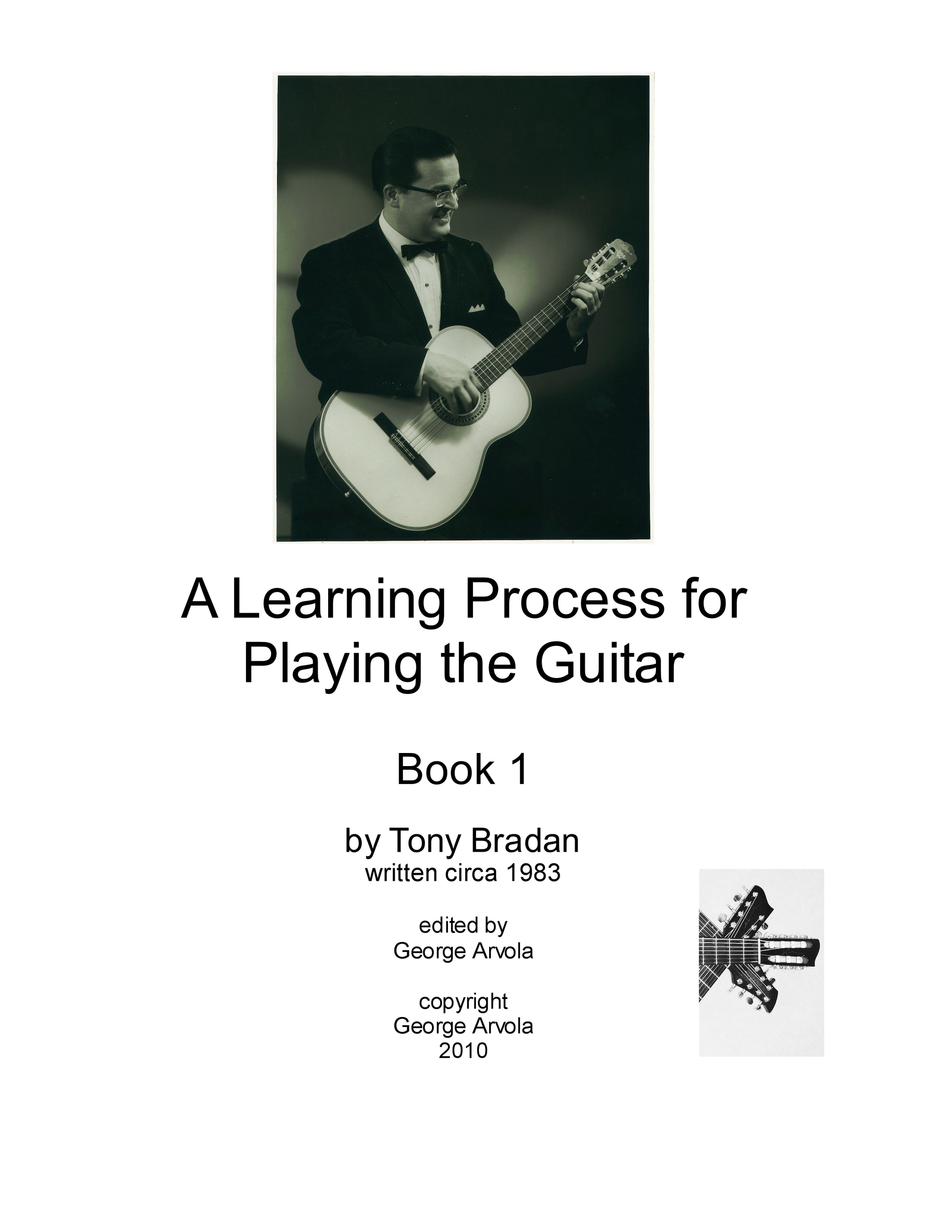Cover image for Learning Process for Playing the Guitar Book 1