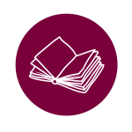 Icon depicting open book