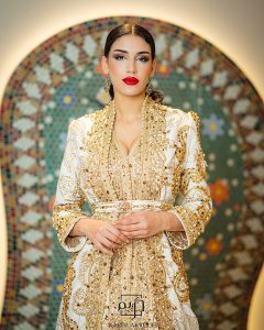 Caftan marocain du styliste Karim Akrouf