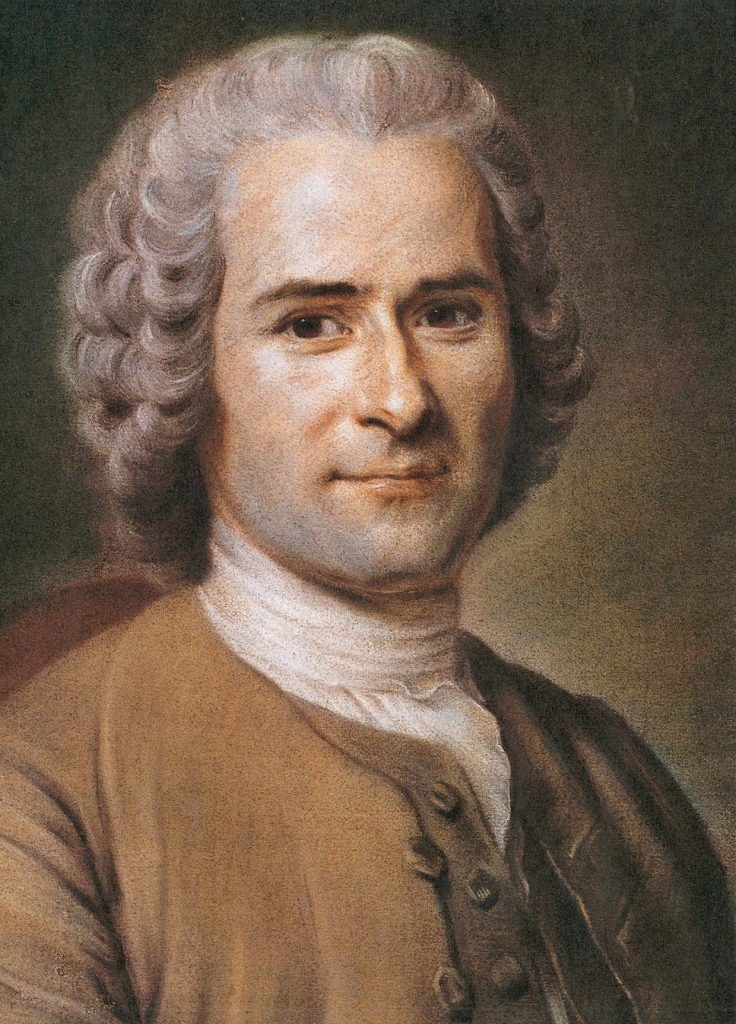 painting of Jean Jacque Rousseau