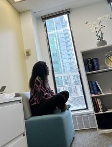 woman in office