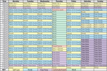 4.3 Developing a Weekly Schedule that Works – Learning to Learn Online ...