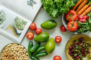 Healthy fruits and vegetables