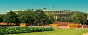 Parliament house in India