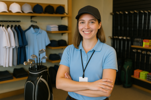 Golf store attendant