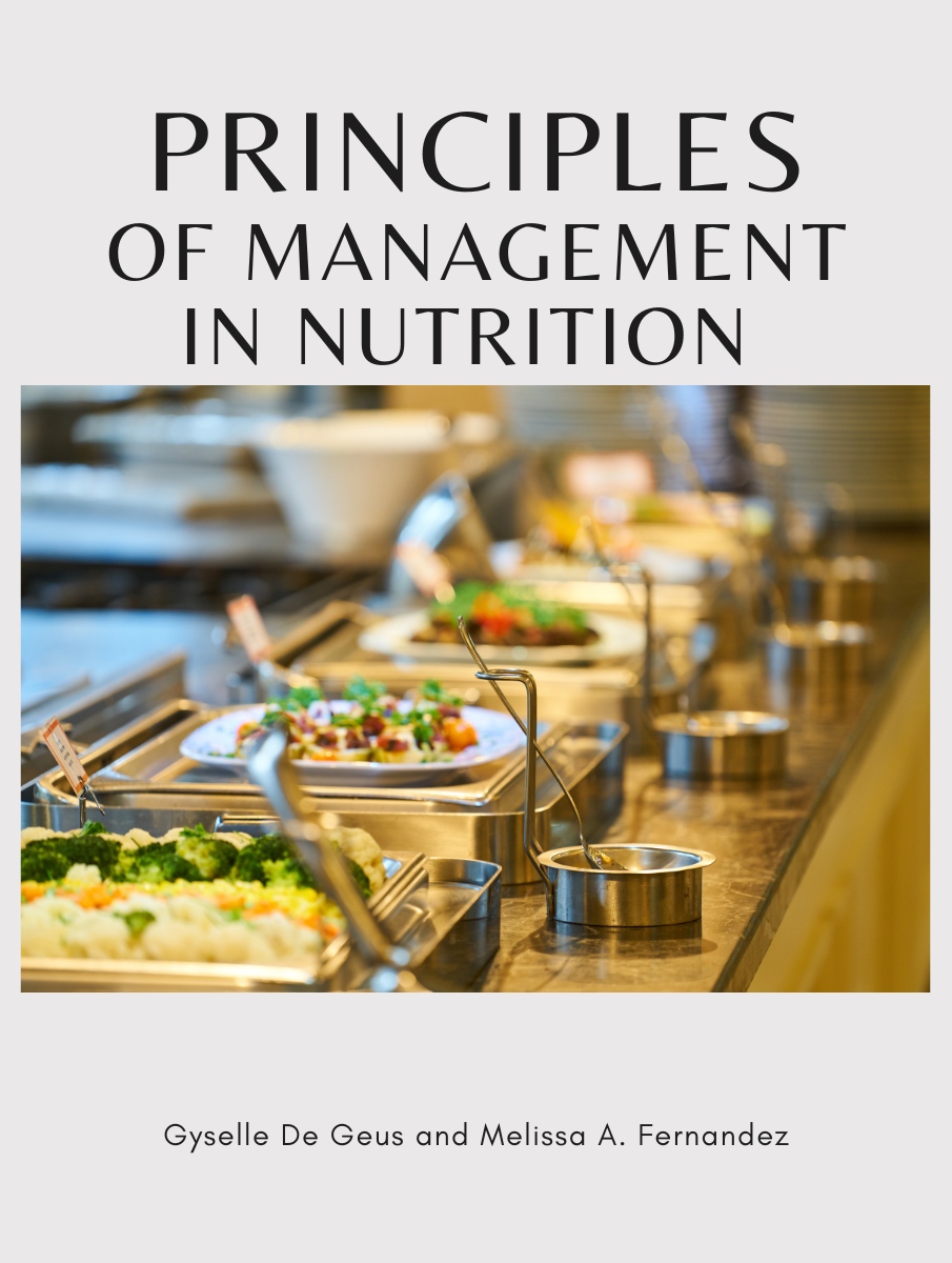 Cover image for Principles of Management in Nutrition