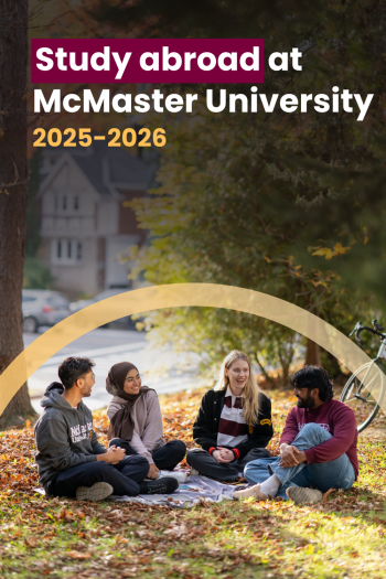 Cover image for Study Abroad at McMaster University