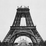 Tour Eiffel : Montage de la deuxième plateforme (21 août 1888)