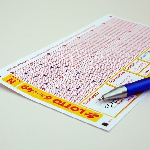 photo of a lotto card