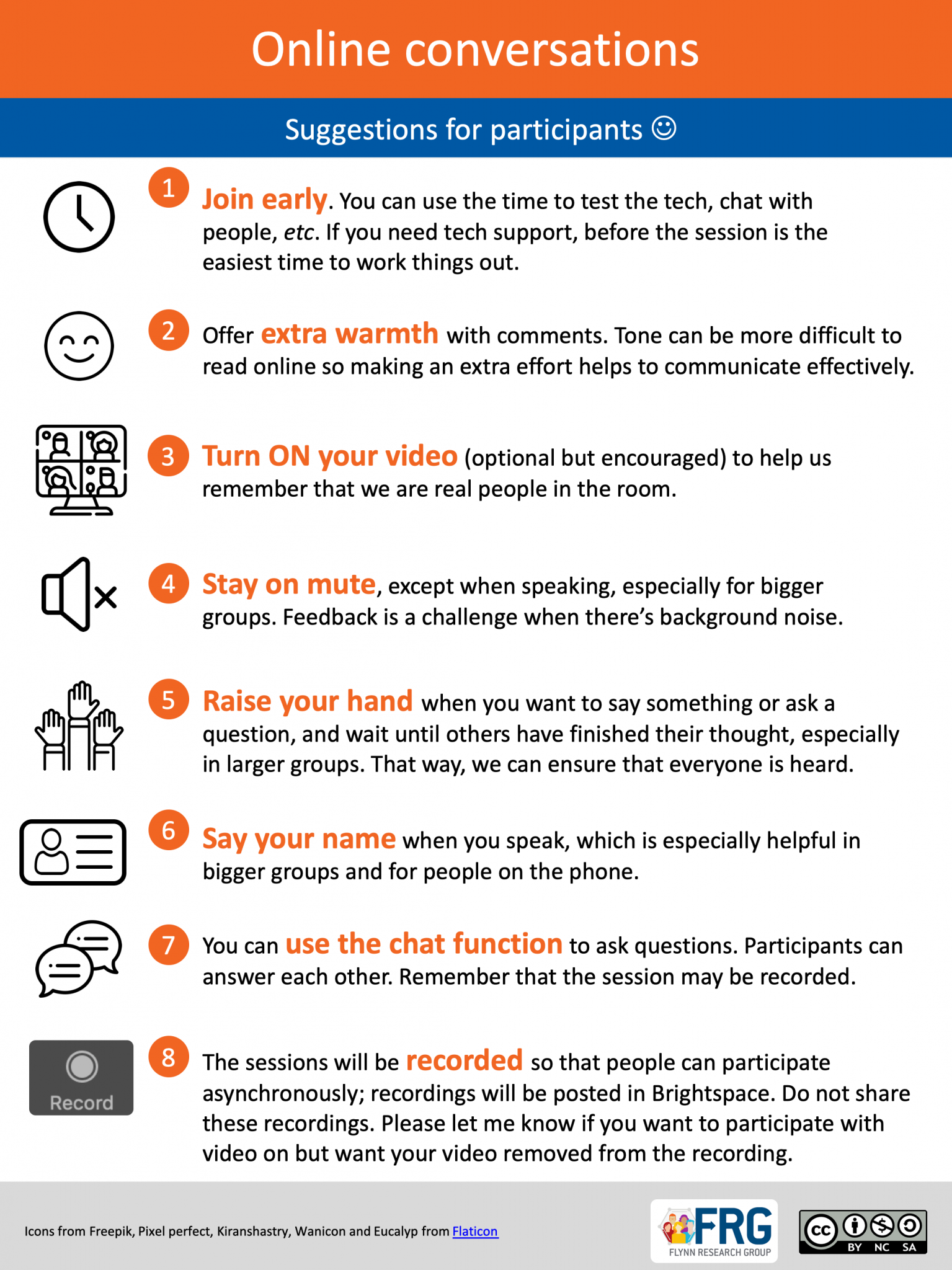 Classes (synchronous sessions) – Remote teaching: a practical guide ...