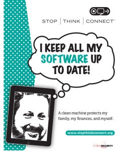 Poster from Stop.Think.Connect. security initiative