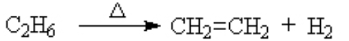 dehydrogenation (elimination) reaction.