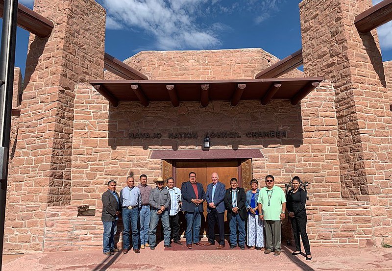 Navajo Nation Tribal Council in Window Rock, Arizona