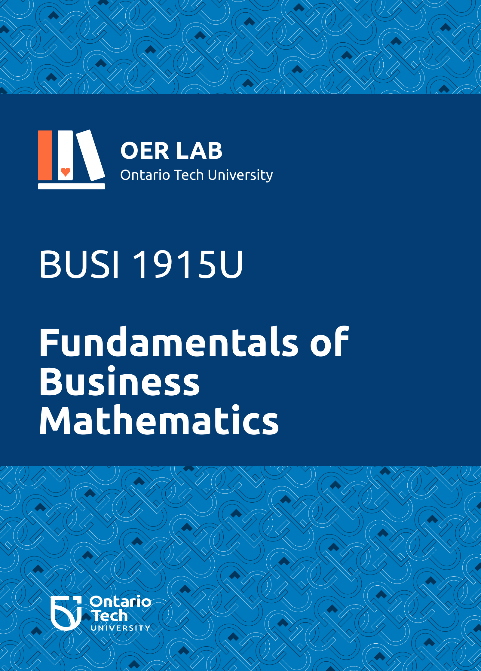 Cover image for BUSI1915 - Fundamentals of Business Mathematics