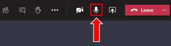 Muting Your Microphone – Teaching with MSTeams