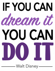 "if you can" is in all capitals and is bold, "dream it" is in a cursive font, "you can" is in all capitals and is bold, "do it" is in a large and bulky font